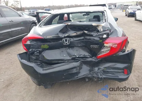 2020 Honda Civic Sport from USA, damaged, VIN 19XFC2F83LE018675